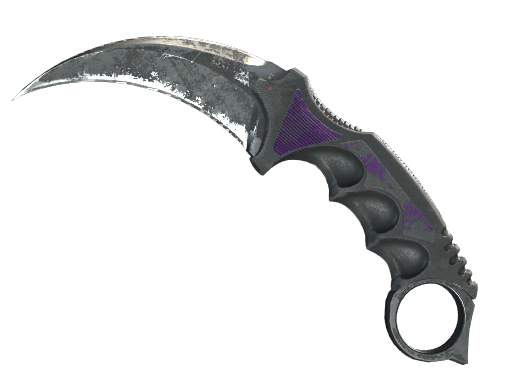 ★ Karambit | Ultraviolet - Battle-Scarred