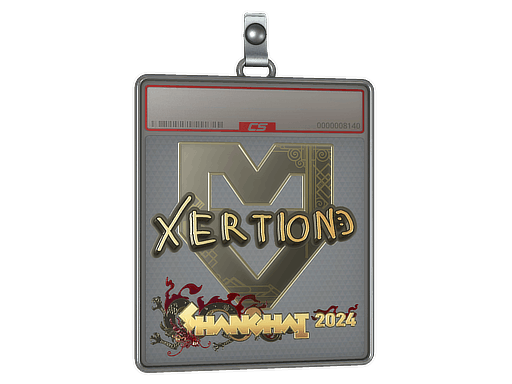 Sticker Slab | xertioN (Gold) | Shanghai 2024