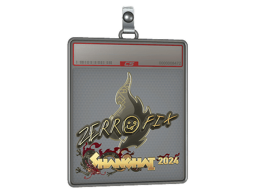 Sticker Slab | zeRRoFIX (Gold) | Shanghai 2024