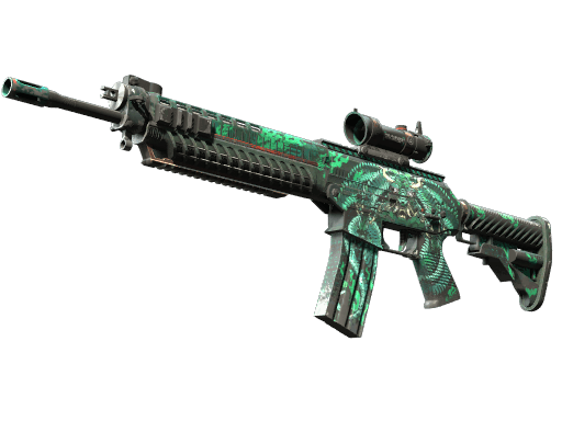 SG 553 | Dragon Tech - Field-Tested