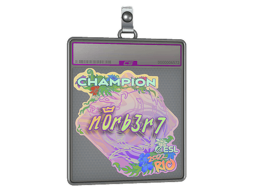Sticker Slab | n0rb3r7 (Holo, Champion) | Rio 2022