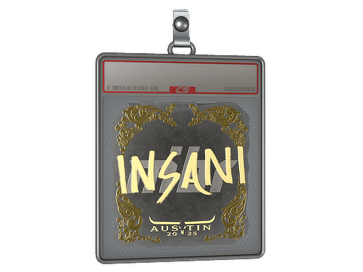 Sticker Slab | insani (Gold) | Austin 2025