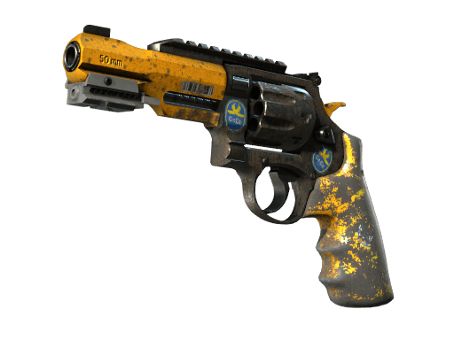 R8 Revolver | Banana Cannon - Battle-Scarred