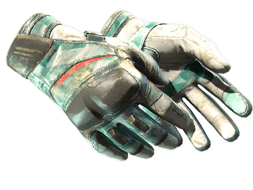 ★ Moto Gloves | Spearmint - Battle-Scarred