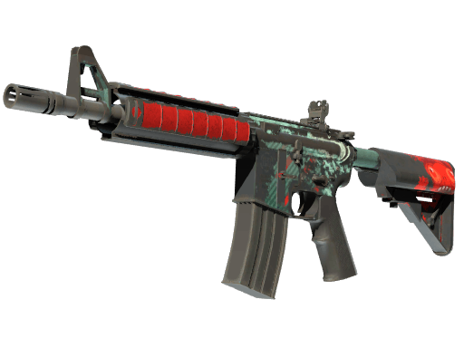 M4A4 | Bullet Rain - Battle-Scarred