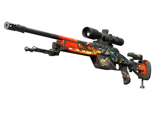 SSG 08 | Dragonfire - Field-Tested