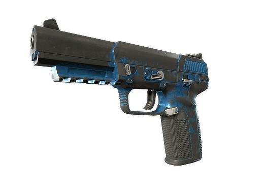Five-SeveN | Sky Blue - Battle-Scarred