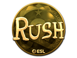 Sticker | RUSH (Gold) | Katowice 2019