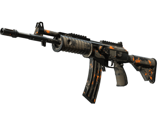 Galil AR | Orange DDPAT - Battle-Scarred