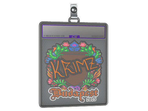 Sticker Slab | KRIMZ (Embroidered) | Budapest 2025