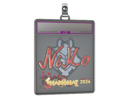 Sticker Slab | NiKo (Holo) | Shanghai 2024