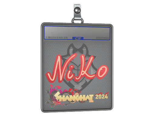 Sticker Slab | NiKo | Shanghai 2024