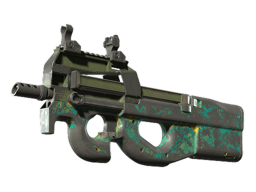 P90 | Mustard Gas - Battle-Scarred