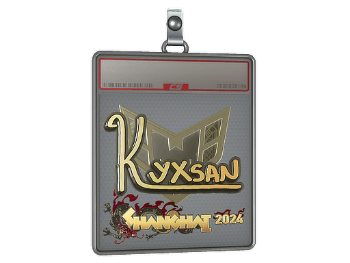 Sticker Slab | kyxsan (Gold) | Shanghai 2024