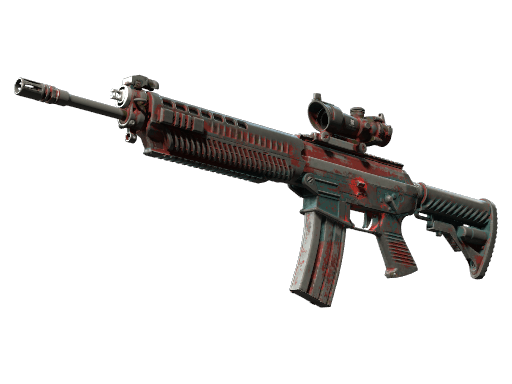 SG 553 | Fallout Warning - Battle-Scarred