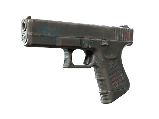Glock-18 | Teal Graf - Battle-Scarred