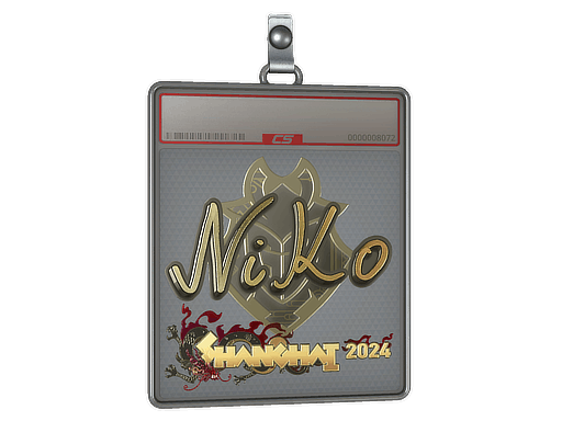 Sticker Slab | NiKo (Gold) | Shanghai 2024
