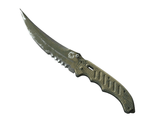 ★ StatTrak™ Flip Knife | Safari Mesh - Battle-Scarred