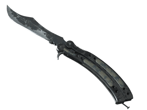 ★ Butterfly Knife | Night - Battle-Scarred