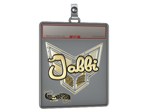Sticker Slab | jabbi (Gold) | Paris 2023