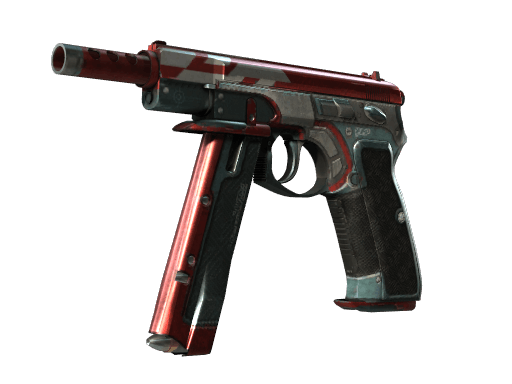 CZ75-Auto | Red Astor - Field-Tested