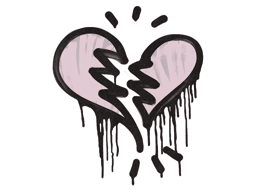 Sealed Graffiti | Broken Heart - Default