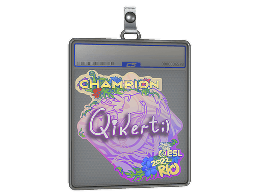 Sticker Slab | qikert (Champion) | Rio 2022