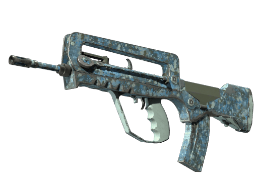 FAMAS | Cyanospatter - Field-Tested