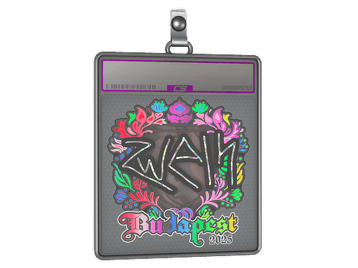 Sticker Slab | zweih (Holo) | Budapest 2025