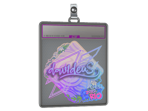 Sticker Slab | dav1deuS (Holo) | Rio 2022