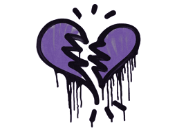 Sealed Graffiti | Broken Heart - Default