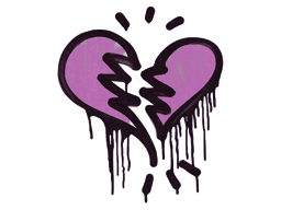 Sealed Graffiti | Broken Heart - Default