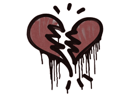 Sealed Graffiti | Broken Heart - Default