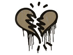 Sealed Graffiti | Broken Heart - Default