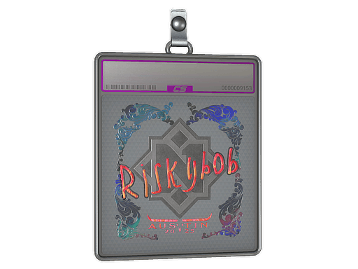 Sticker Slab | riskyb0b (Holo) | Austin 2025