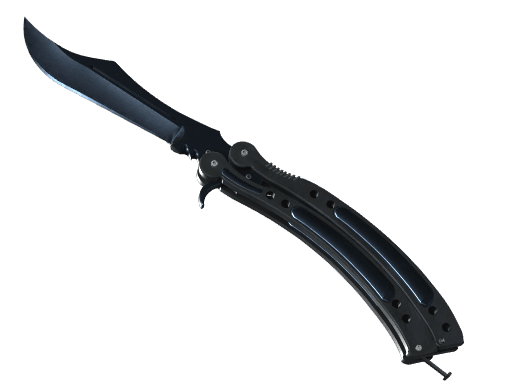 ★ StatTrak™ Butterfly Knife | Blue Steel - Field-Tested