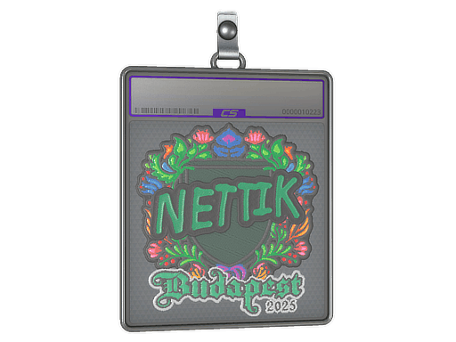 Sticker Slab | nettik (Embroidered) | Budapest 2025