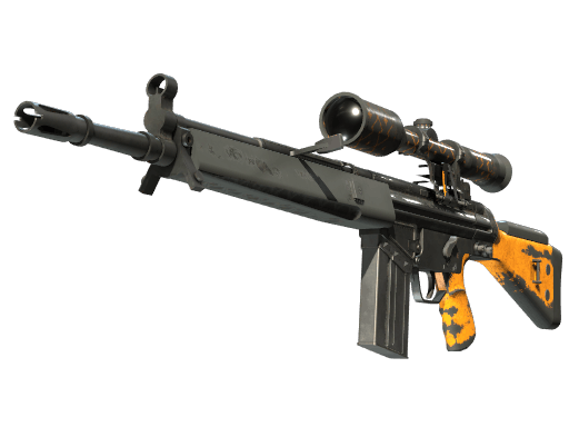 G3SG1 | Orange Kimono - Battle-Scarred