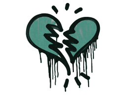 Sealed Graffiti | Broken Heart - Default