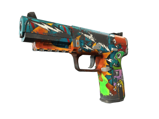 Five-SeveN | Angry Mob - Battle-Scarred