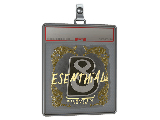 Sticker Slab | esenthial (Gold) | Austin 2025