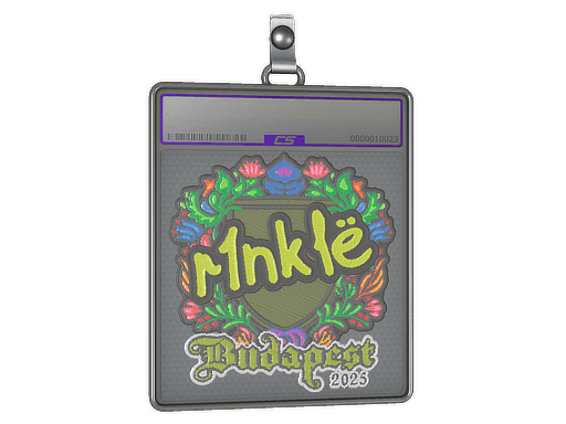 Sticker Slab | r1nkle (Embroidered) | Budapest 2025