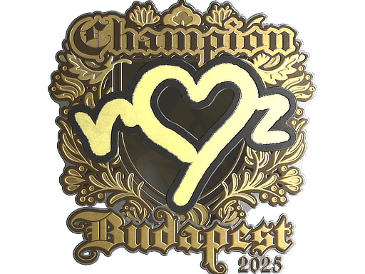 Sticker Slab | ropz (Gold, Champion) | Budapest 2025