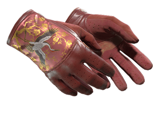 ★ Driver Gloves | Brocade Crane - Field-Tested