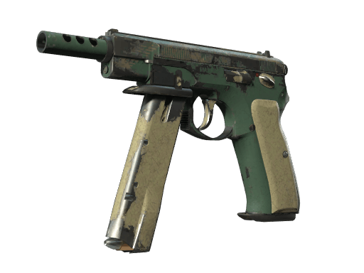 CZ75-Auto | Green Plaid - Battle-Scarred