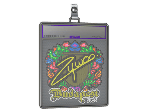 Sticker Slab | ZywOo (Embroidered) | Budapest 2025