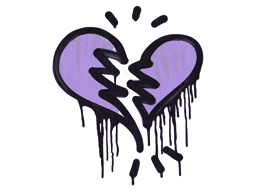 Sealed Graffiti | Broken Heart - Default