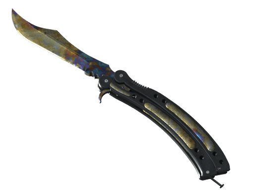 ★ Butterfly Knife | Case Hardened - Battle-Scarred