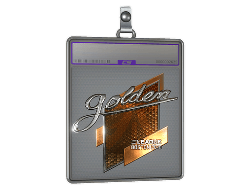 Sticker Slab | Golden (Foil) | Boston 2018