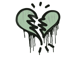 Sealed Graffiti | Broken Heart - Default